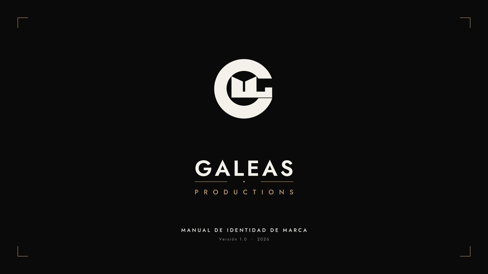 Manual de marca Galeas Productions